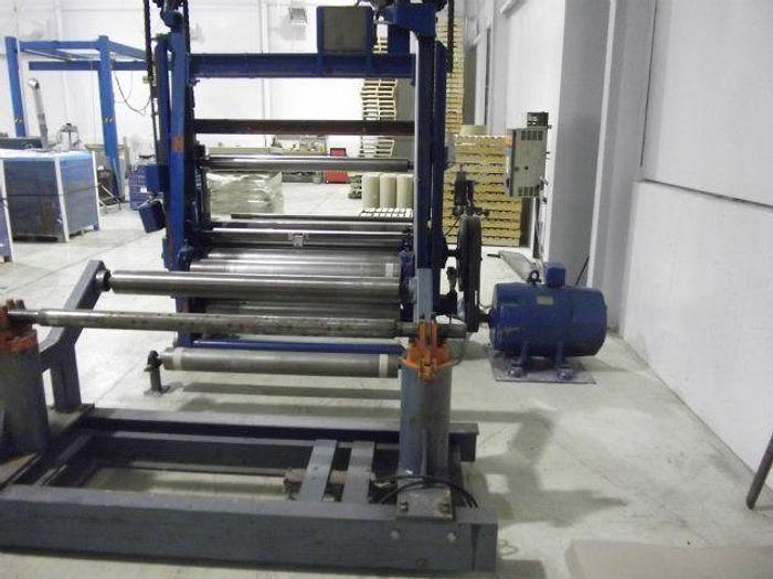 Used 55" USED CAMERON 10 TWO DRUM SLITTER REWINDER