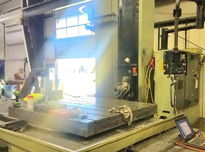 1990 KURAKI KBT-13-DX 5.1" CNC TABLE TYPE BORING MILL