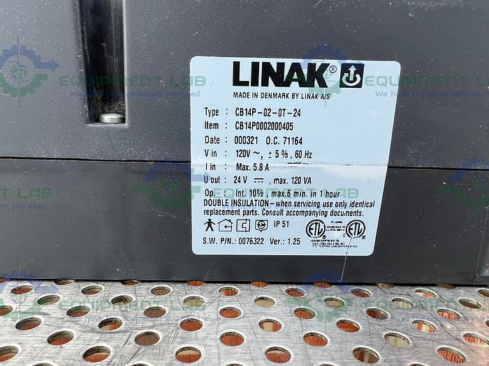 Used Linak CB14P-02-0T-24 Actuator Control Box w/ Linak LA28.1SRM-450-24-001 Actuator