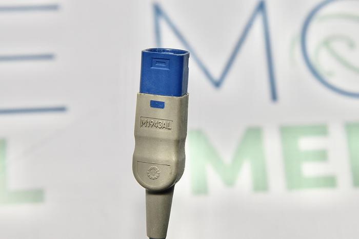 Used HP / PHILIPS HP-2385 3 LEAD TRUNK CABLE, AAMI/IEC, 12 pin ECG input connector