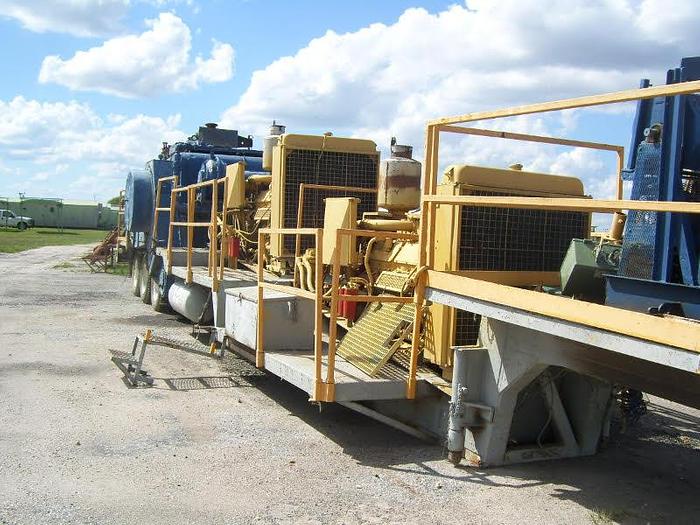 Used National OilWell E-2000 hp single drum rig Oilwell