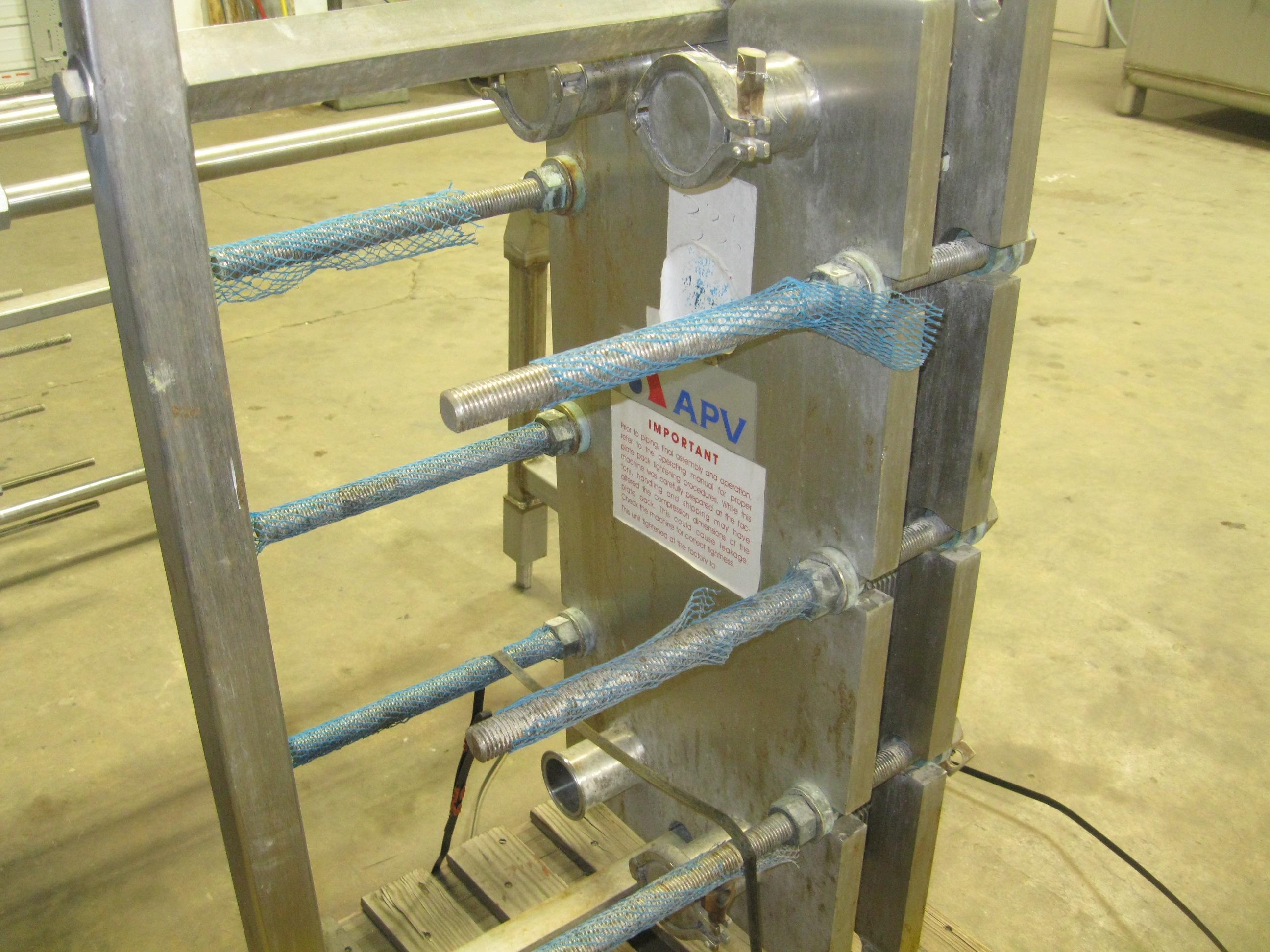 Used 67 SQ. FT. PLATE HEAT EXCHANGER