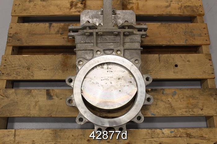 Used Flow Control Components 10" Hand Operated Knife Gate Valve #42877