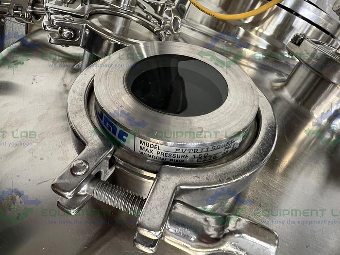 Used Precision  250 Liter Stainless Steel Jacketed Reactor 400 PSI w/ Reliance Motor