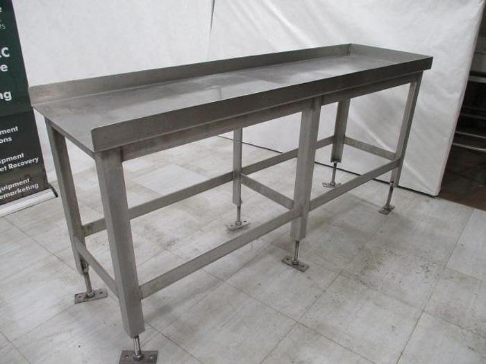 Used Table; Stainless Steel; 7'x24"