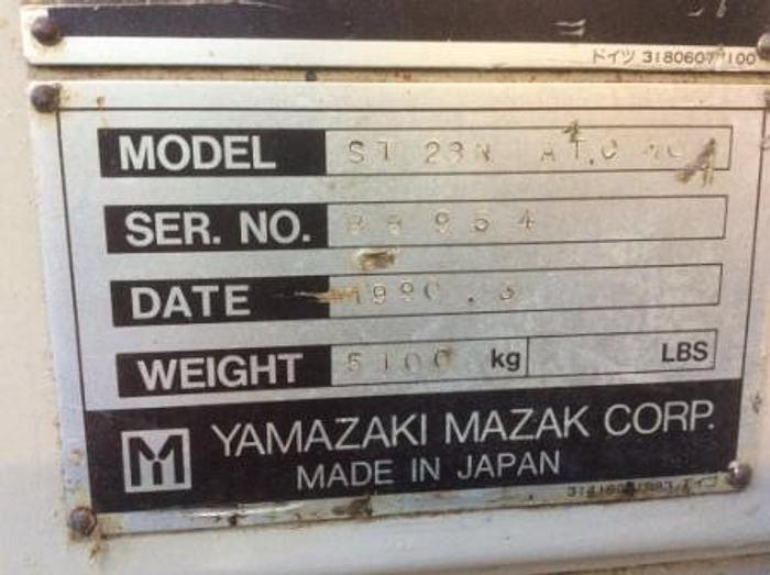 Used 1990 Mazak Slant Turn 28N ATC CNC Lathe