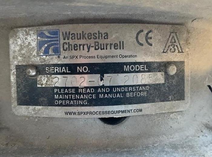 Used Waukesha / Cherry - Burrell 3" x 2 1/2'' Centrifugal Pump Model 2085