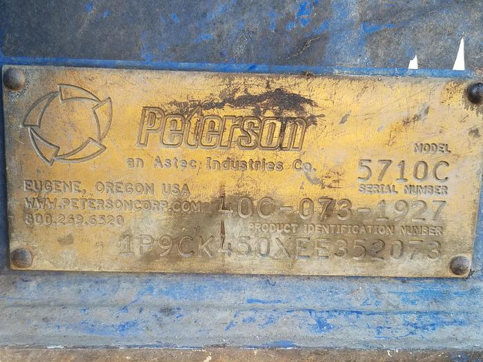 Used 2015 Peterson 5710C track