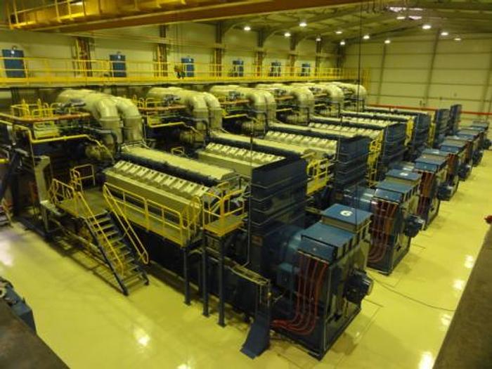 Used 60 MW 2010 Used Wartsila 20V34SG Natural Gas Generator