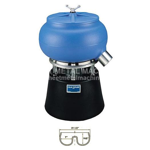 C&M TOPLINE Bench Top Vibratory Bowl TLV-75