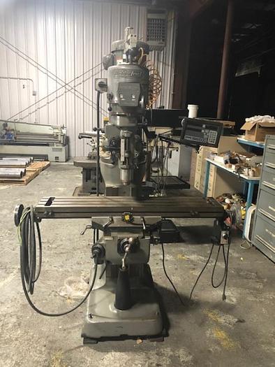 Bridgeport 1-VS - Newell DRO, Servo Power Feed