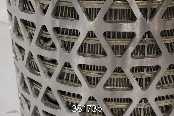 Used Voith VS20 Pressure Screen Basket, 0.006" Slots, V-Max Design #38173