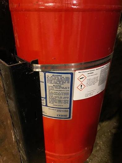 Used EXHAUST HOOD NFPA #96 STAINLESS STEEL, ROOF FAN, FIRE EXTINGUISHING SYSTEM 856C