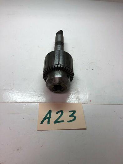 Used Jacobs USA 3A 3 Taper 1/8 - 5/8 in. 3 - 16mm Drill Chuck Arbor M.T J.T