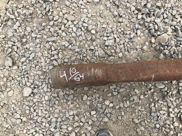 Used Drill Stem with Open-Side Rope Socket