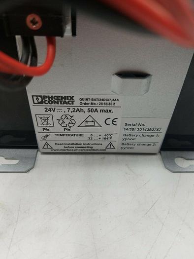 Used QUINT-BAT/24DC/7, 2AH, PHOENIX CONTACT
