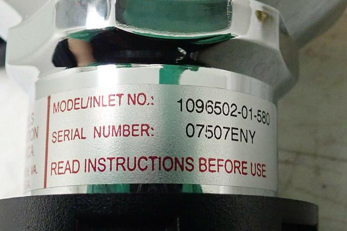 Used Concoa 1096502-01-580 Pressure Regulator