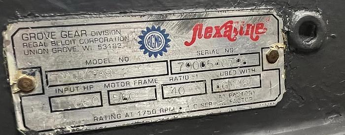 Used 3' x 2' AMETEK ROTARY VACUUM FILTER