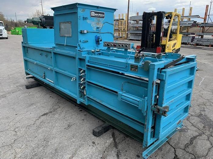 Used MAREN MODEL 423 281 HORIZONTAL CLOSED DOOR BALER -  PENDING SALE