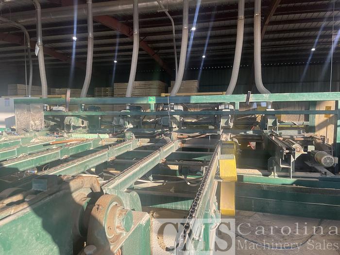 Used Hutto Wood Products Trim Saw With Infeed Deck