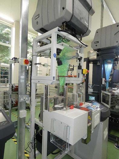 Used 1 x 70mm, 4 head narrow fabric shuttle Loom with Staubli Jacquard, 2014