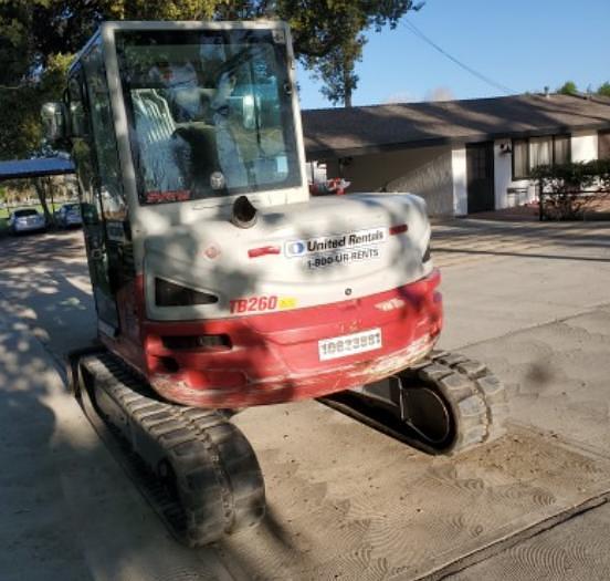 Used 2017 TAKEUCHI TB260C Mini Excavator