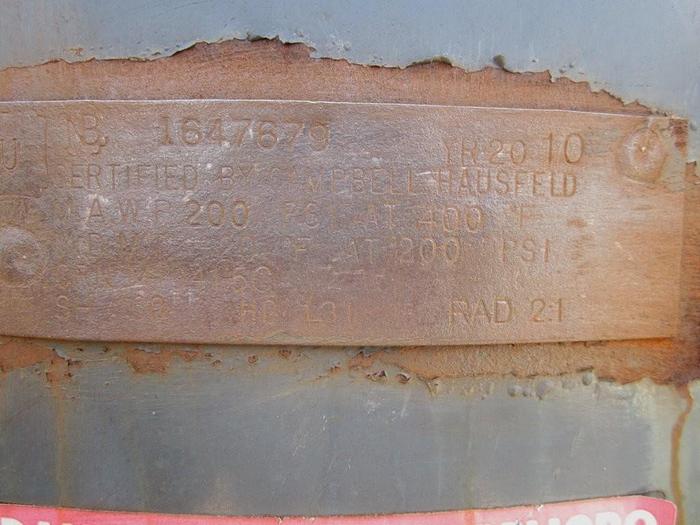 Used Tank, 80 Gallon, Air, Receiver, C/st, 2' x 32", 200 PSI #C739617