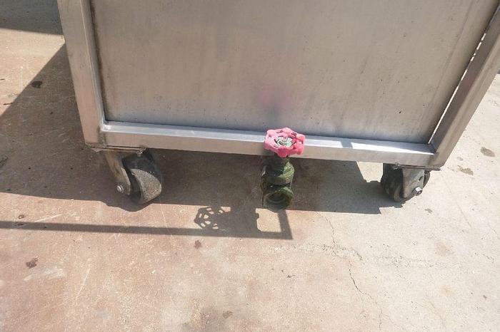 Used Tank, 50 Gallon, S/st, 36" X 24" X 17", OT/FB (2) #S744081