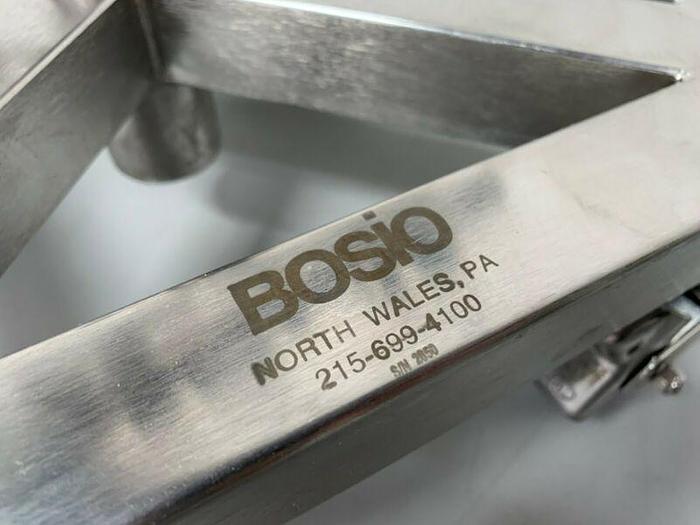 Used Bosio Stainless Steel 2850 Powder Passage System w/Rechner KAS-80-30-A-Y5 Sensor