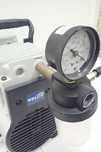 Used Welch 2581B-50 Piston Vacuum Pump, 115V 60Hz 4.0A 155752109805