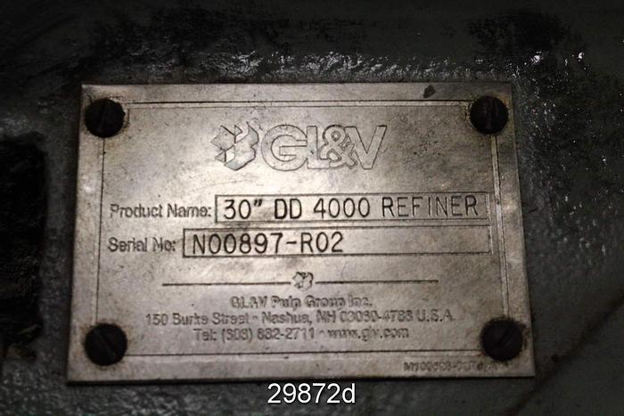 Used Beloit Jones DD4000 30/34" Refiner #29872