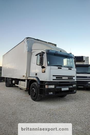 Used 2001 IVECO Eurotech 190E27 R 19 ton isothermic box lorry