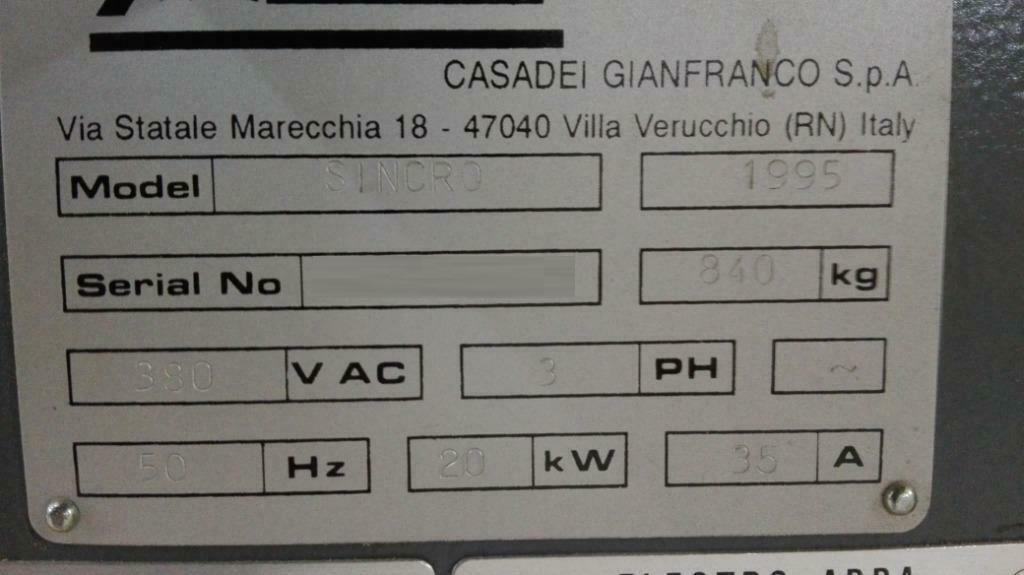 Gebruikt 1995 CASADEI SINCRO