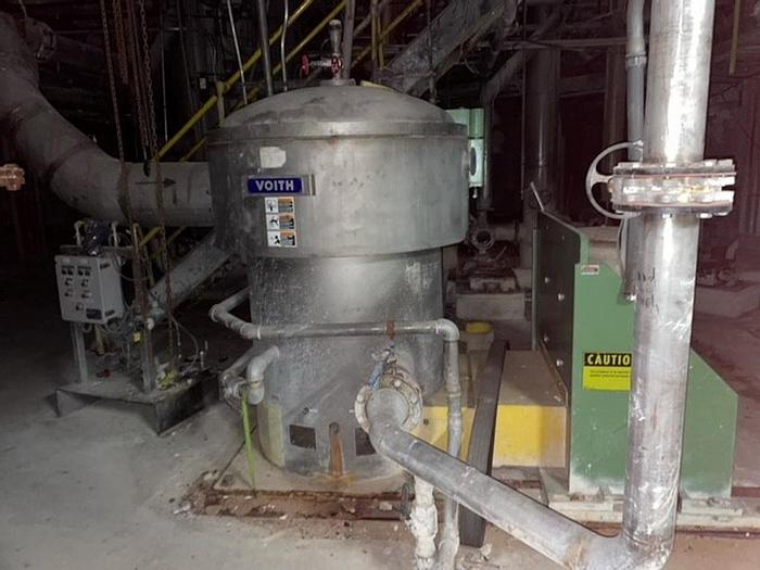 Used Voith 200VS Vertical Screen, 137 Tpd, 2284 Gpm, .010" Slots, Job No.: 5906837 #17602