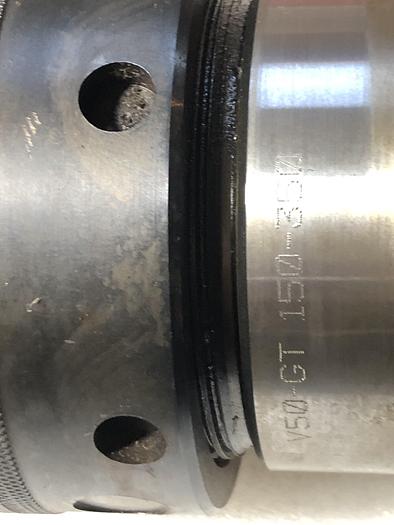 Used PTD HSS 4MT TAPER SHANK DRILL 2-1/8" CAT50 (BRT3)