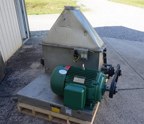 Used 16″ x 36″  M & P FOOD GRADE HAMMERMILL – T-316L S/S – 40 HP (#9485)