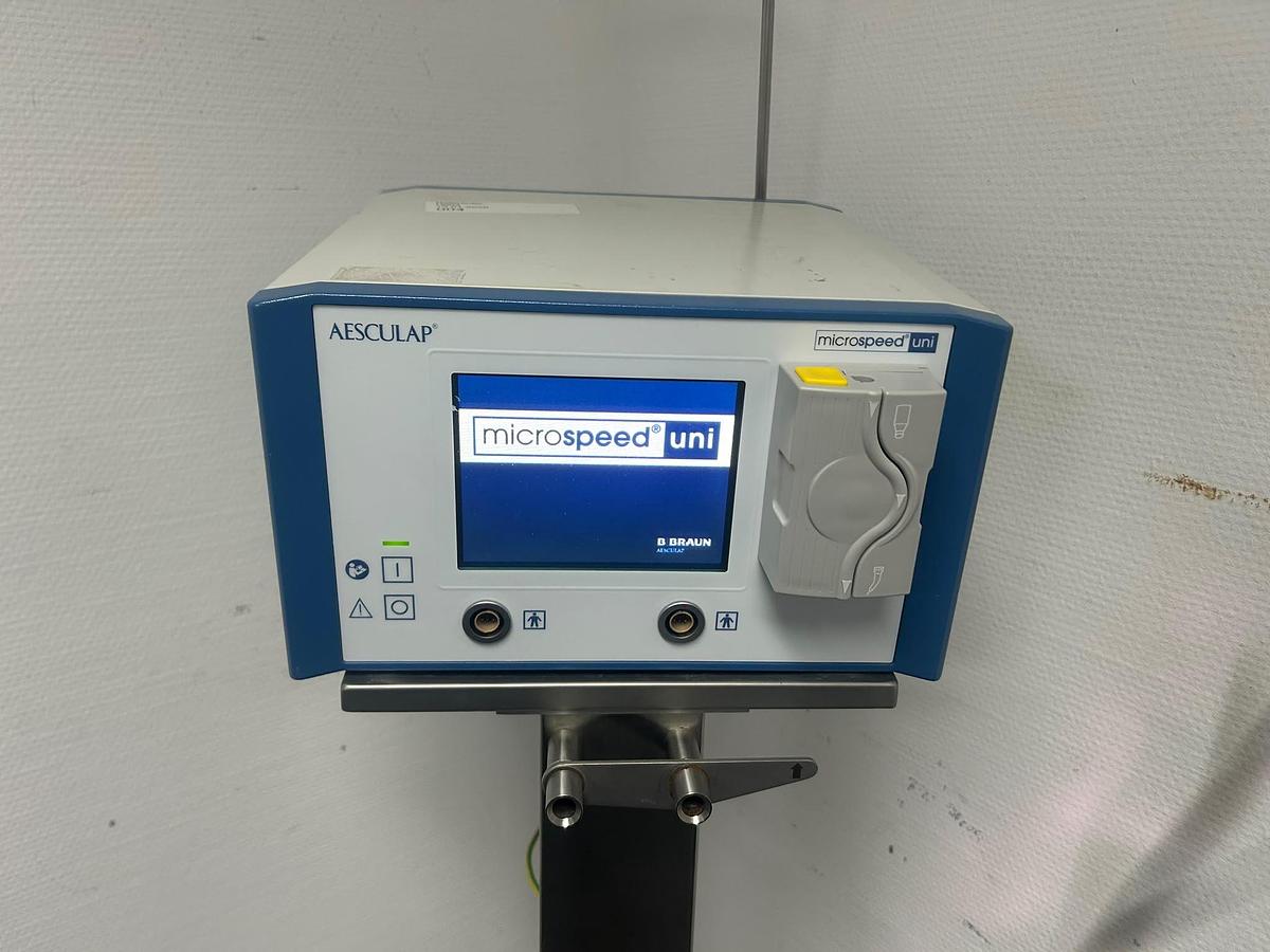 Used Aesculap MicroSpeed Uni + Trolley & Footswitch |Tested