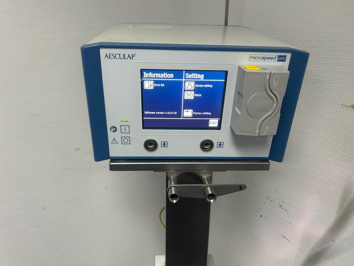 Used Aesculap MicroSpeed Uni + Trolley & Footswitch |Tested