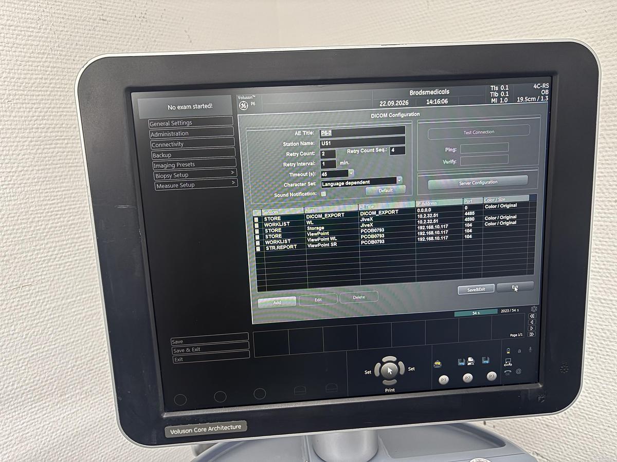 Used GE Voluson P6 Ultrasound | 12L-RS + 4C-RS |Tested | YOM: 2017