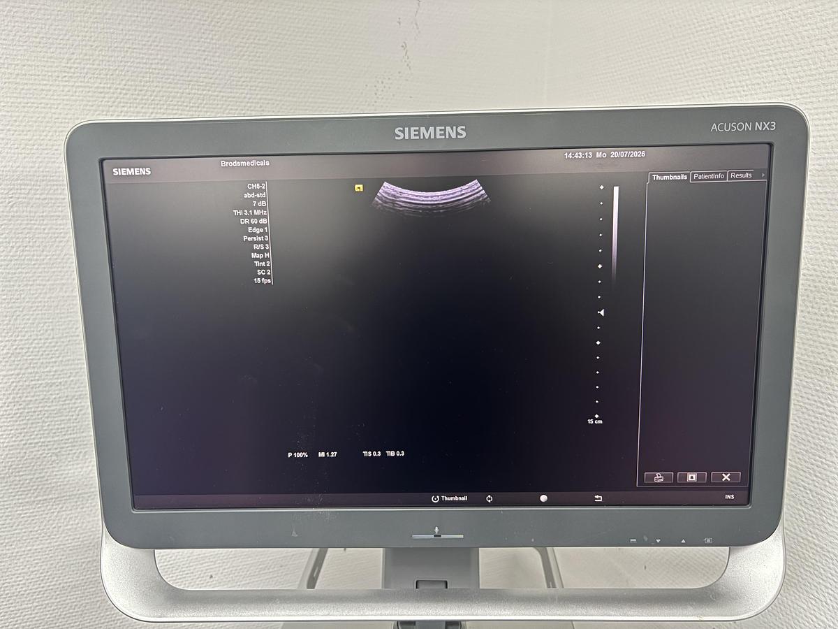 Used Siemens Acuson NX3 | 3 Probes & Printer | Tested |