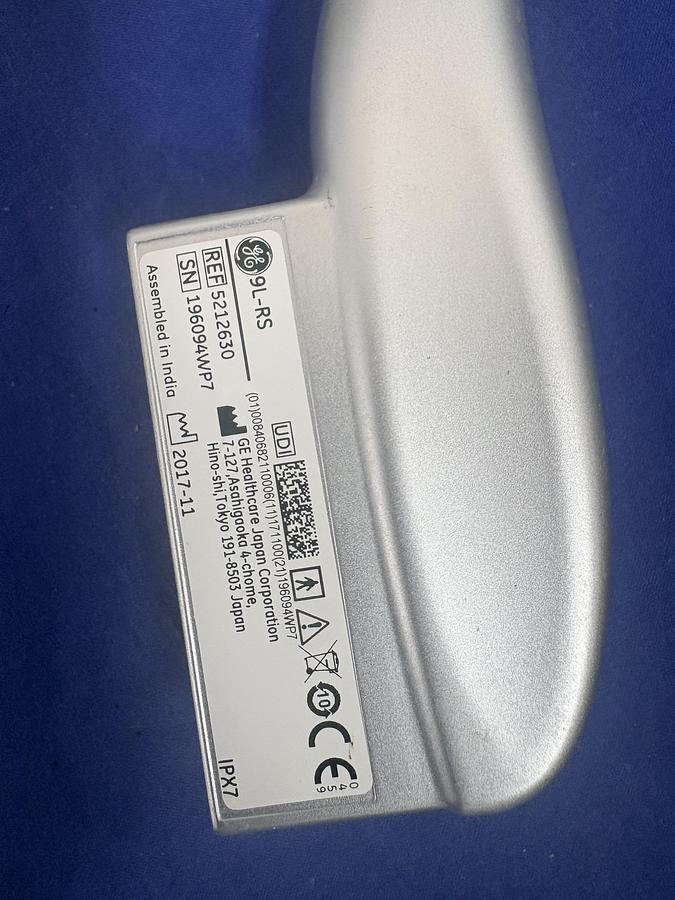 Used GE 9L-RS Linear Ultrasound Probe | 3-8 MHz | Tested | YOM: 2017
