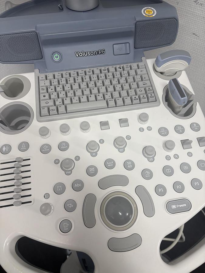 Used GE Voluson P6 Ultrasound | 12L-RS + 4C-RS |Tested | YOM: 2017