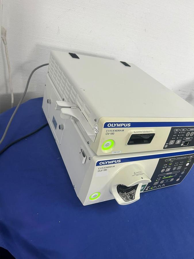 Used Olympus CV-190 + CLV-190 + MAJ-1933 Endoscopy System | Tested
