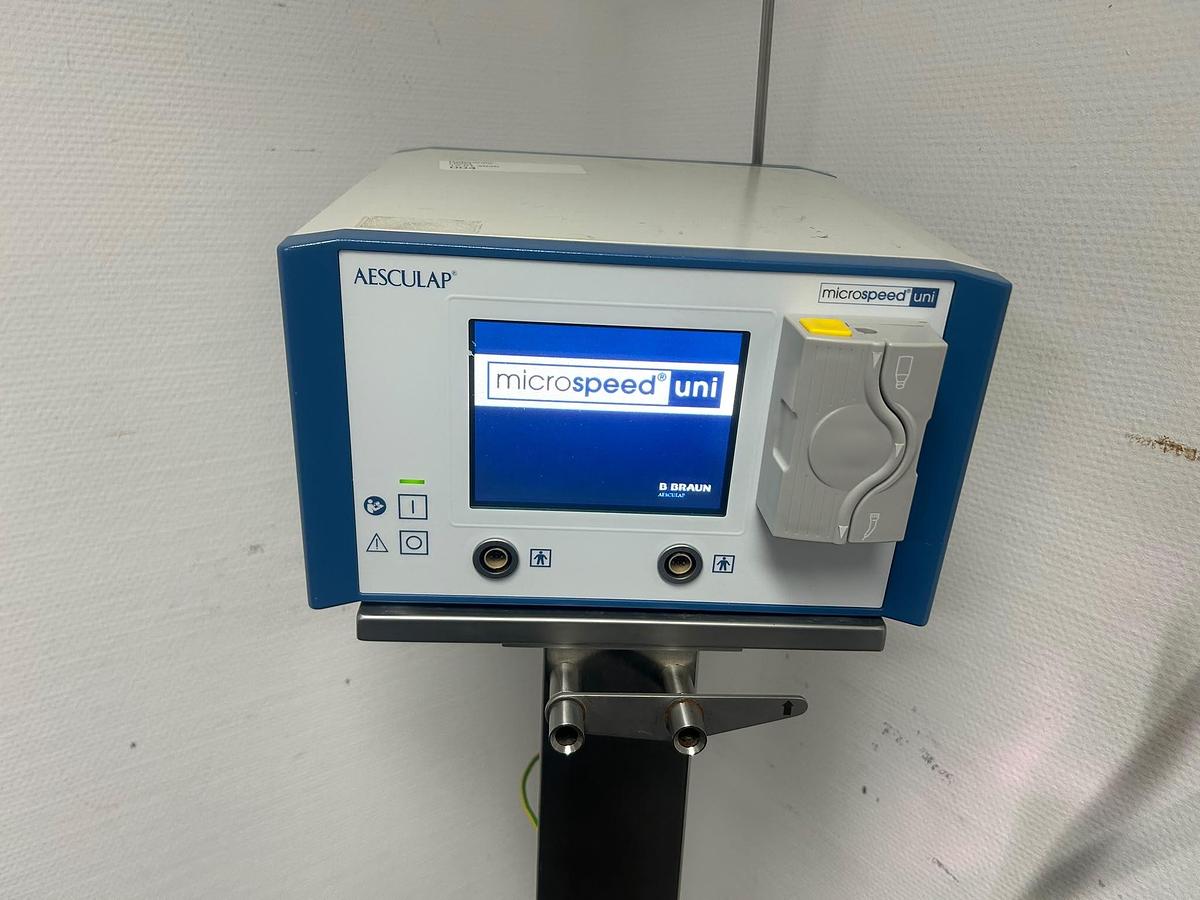 Used Aesculap MicroSpeed Uni + Trolley & Footswitch |Tested