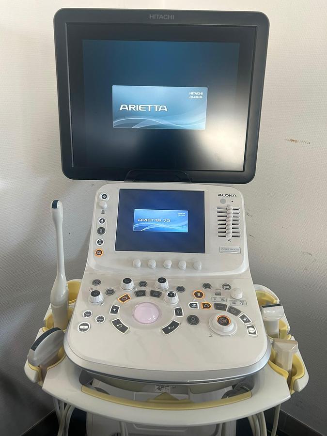 Used Hitachi Aloka Arietta V70 | 4 Probes | Colour Doppler | Tested