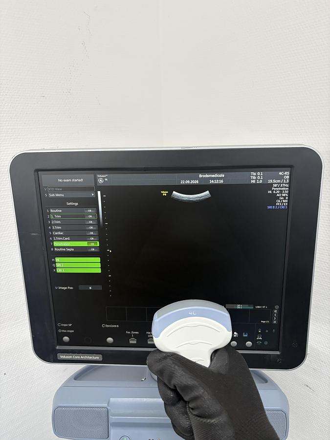 Used GE Voluson P6 Ultrasound | 12L-RS + 4C-RS |Tested | YOM: 2017
