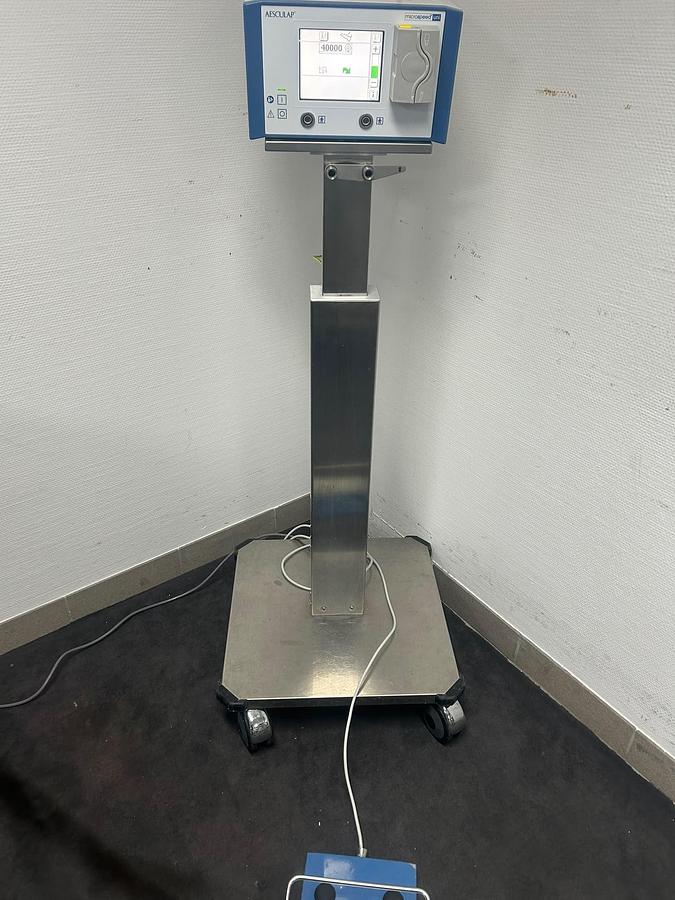 Used Aesculap MicroSpeed Uni + Trolley & Footswitch |Tested