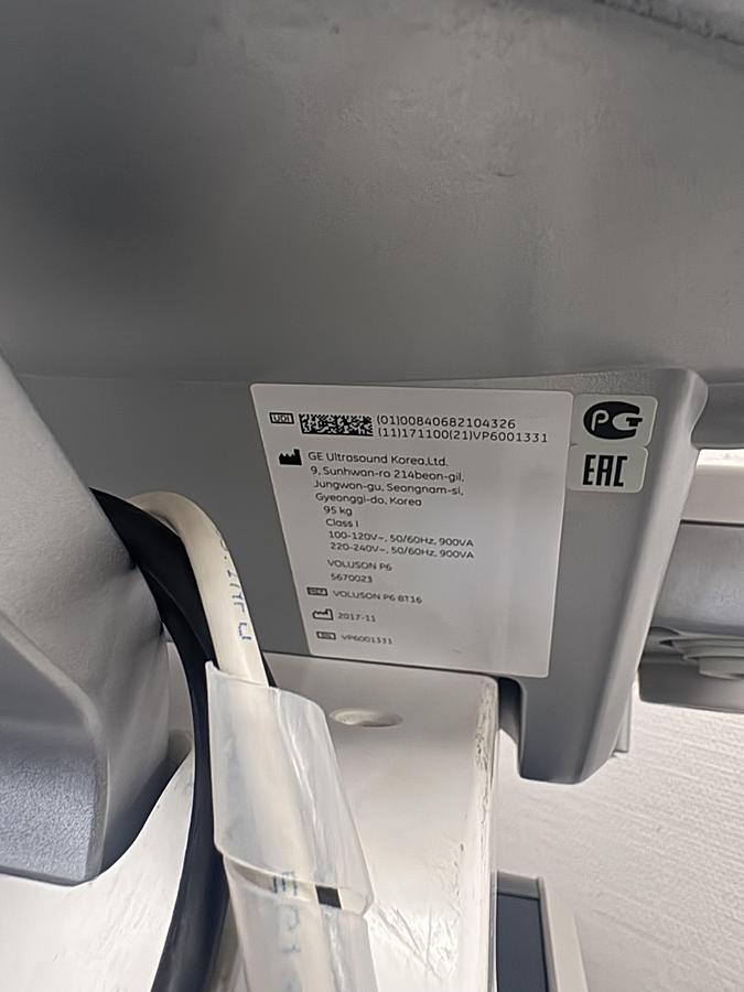 Used GE Voluson P6 Ultrasound | 12L-RS + 4C-RS |Tested | YOM: 2017