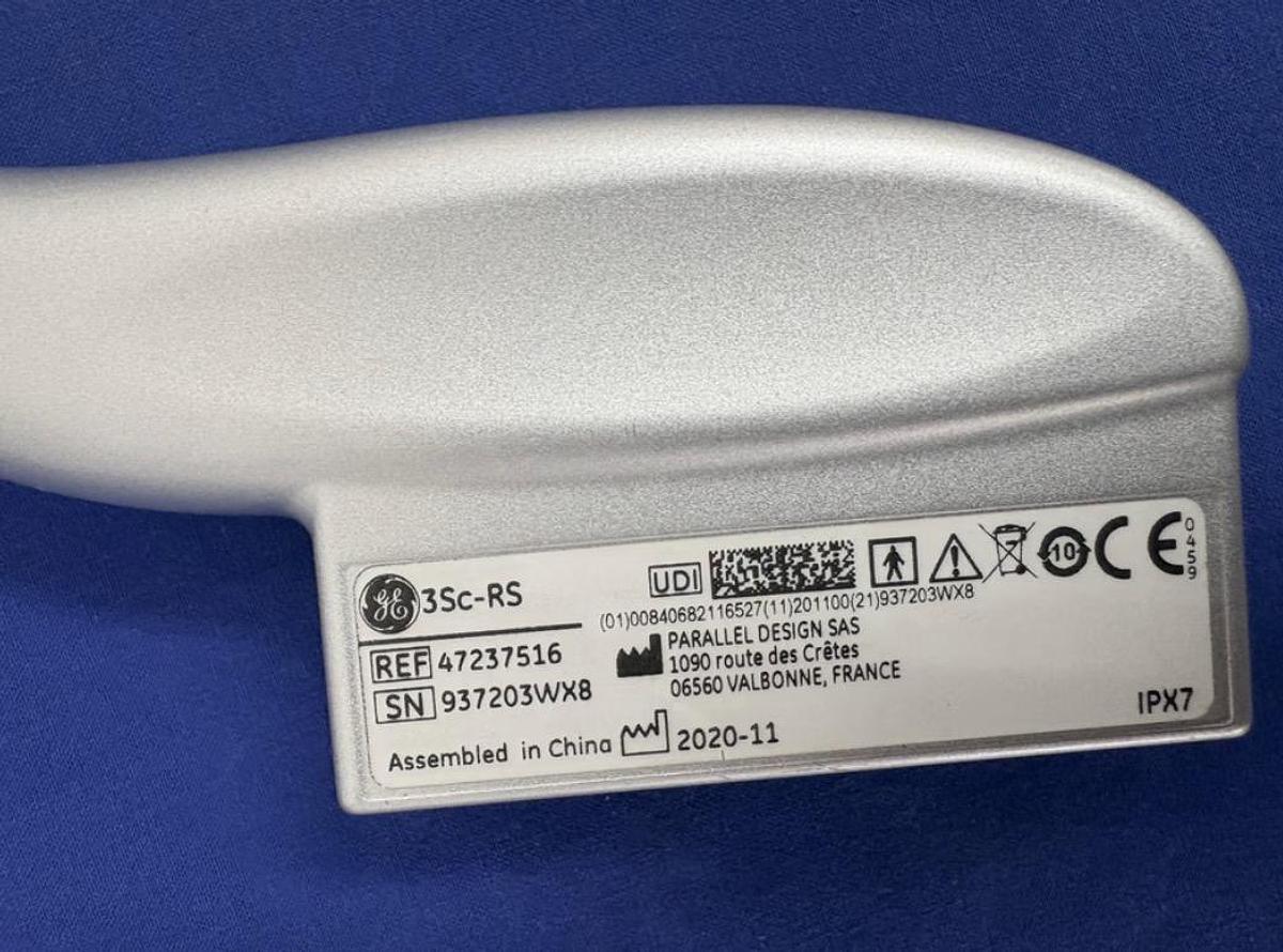 Used GE 3SC-RS Cardiac Ultrasound Probe | Excellent Condition | Tested | YOM: 2020
