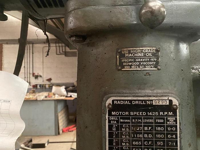 Used Archdale Radial Arm Drilling Machine